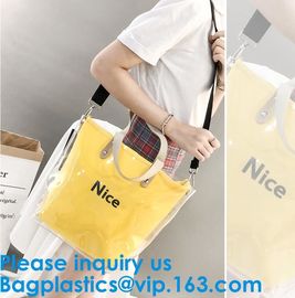 Fashion Ladies Rainbow Hologram Laser PVC Handbag Beach Shoulder Bag Shopping Tote Bag For Women supplier