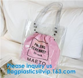 Vinyl Eco-friendly heat seal frosted PVC /EVA bag,Women Tote Bag Crossbody Shoulder Bag For Women supplier