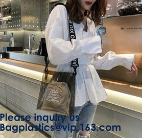 Vinyl Eco-friendly Colorful Hologram Pvc Laser Holographic Bag Tote Shopping Bag Beach Bag For Women supplier