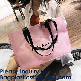 Amazon Hot Sells Transparent Hologram Laser Messenger Bag Women Pink Jelly Shoulder Bag Female Big Tote Girl Handbags supplier