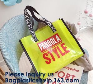 Beach Pvc Tote Bag,Women-Lightweight Hologram Tote Bag Laser PU Shoulder Bag Laser PU Leather supplier