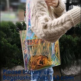 Fashion Hologram Laser Handbag Purse Shoulder Summer Beach Bag for Women,women hologram handbag jelly pvc clear shoulder supplier