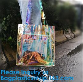 Fashion Hologram Laser Handbag Purse Shoulder Summer Beach Bag for Women,women hologram handbag jelly pvc clear shoulder supplier