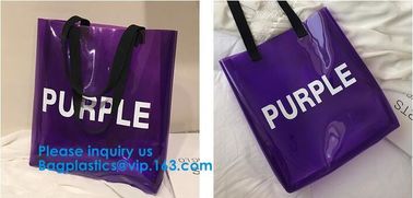 Waterproof PVC Transparent Tote Hologram Laser Bag,Hologram Laser PVC Shoulder Women tote Bag Shopping Bag For Women supplier