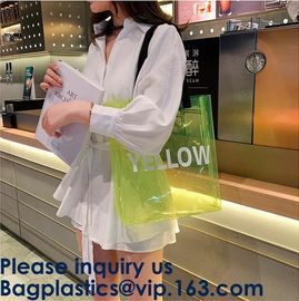 Iridescent bag Hologram Holographic Handbag waterproof shoulder bag,Hologram zipper pvc cosmetic bag supplier