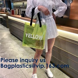 Iridescent bag Hologram Holographic Handbag waterproof shoulder bag,Hologram zipper pvc cosmetic bag supplier