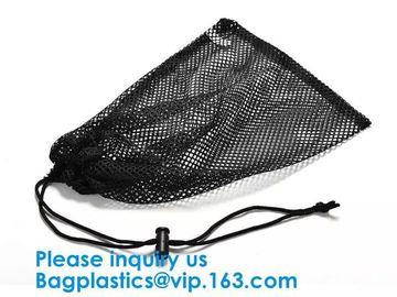 Durable Nylon Mesh Bag with Sliding Drawstring Cord Lock Closure,Large Black Mesh Bag ECO-FRIENDLY PREMIUM WASHABLE GROC supplier