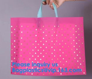 Eco Friendly Green Pack Solf Loop Plastic Bags/ Cheap Flexiloop Bags/ Soft Loop Handle Biodegradable Bags supplier