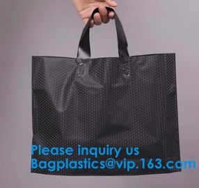 Eco Friendly Green Pack Solf Loop Plastic Bags/ Cheap Flexiloop Bags/ Soft Loop Handle Biodegradable Bags supplier