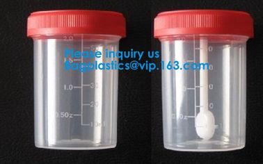 Sterile Disposable Hospital Sample 60ml 100 120 Ml Test Measurement Collection Urine Collector Cup Container supplier