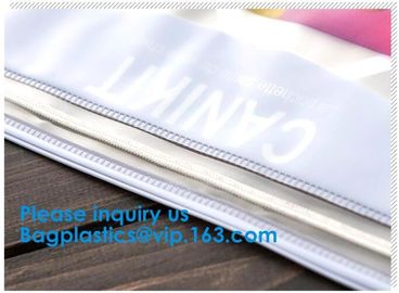 ECO Zipper Lock Slider Bag/Resealable PVC Slider Zip Poly Bag,Databundles Packing Bag,Transparent Plastic Zipper Bag Pou supplier