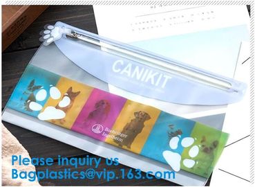 ECO Zipper Lock Slider Bag/Resealable PVC Slider Zip Poly Bag,Databundles Packing Bag,Transparent Plastic Zipper Bag Pou supplier