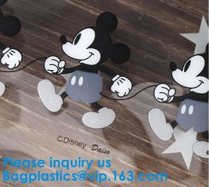 Logo Printed Plastic Stationery Packaging Bag Custom Pvc Zipper Slider Bag,Matte Frosted PVC Slider Zipper Bag Plastic B supplier
