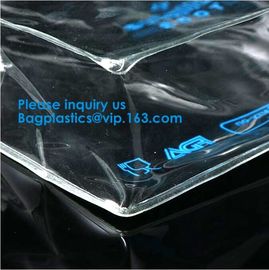 Custom Resealable Frosted Pp Eva Opp Slider Bag Pvc Frosted Cosmetic Garment Poly k Bag Matte Plastic Bag supplier