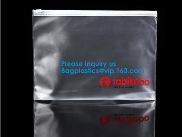 Water Proof Clear Pvc Slider Plastic Zipper Bag Resealable Zip Lock Packing Poly Bags Plastic Document Bags supplier