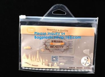 Water Proof Clear Pvc Slider Plastic Zipper Bag Resealable Zip Lock Packing Poly Bags Plastic Document Bags supplier