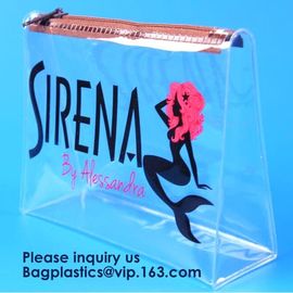 Clear Vinyl Slider Bags/ PVC EVA Zipper Bag,Clothes Packaging Suited Frosted PVC/EVA Vinyl Slider Top Zipper Bag For Swi supplier