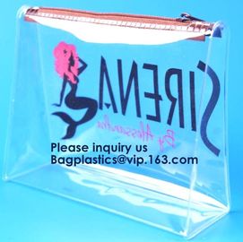 Clear Vinyl Slider Bags/ PVC EVA Zipper Bag,Clothes Packaging Suited Frosted PVC/EVA Vinyl Slider Top Zipper Bag For Swi supplier
