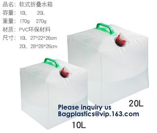 Portable Tank Bag,Drinking Water Bag Water Bags Multicolor Green Portable Food Safety Grade PVC Foldable Water Bags with supplier