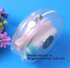 Non-Toxic Odorless Clear Transparent PVC Slider Zipper Bag With Custom Logo,Frosted Translucent Pvc Slider Plastic Seale supplier