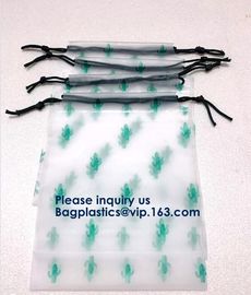 Non-Toxic Odorless Clear Transparent PVC Slider Zipper Bag With Custom Logo,Frosted Translucent Pvc Slider Plastic Seale supplier