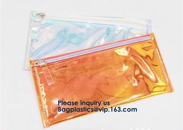 Transparent Clear PVC Slider Zipper Bag Plastic Bag With Zipper,Eco-friendly Slider Zipper Flat PVC Plastic Bag For Docu supplier