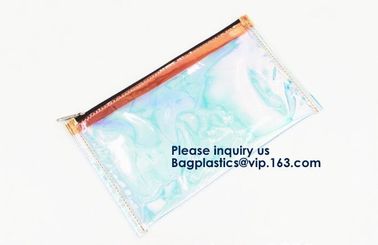 Transparent Clear PVC Slider Zipper Bag Plastic Bag With Zipper,Eco-friendly Slider Zipper Flat PVC Plastic Bag For Docu supplier