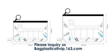 Clear PVC k Bag For Gift Package,OEM Service Transparent Packaging Pvc Slider Frosted Bag,EVA Slider Zipper Bag So supplier