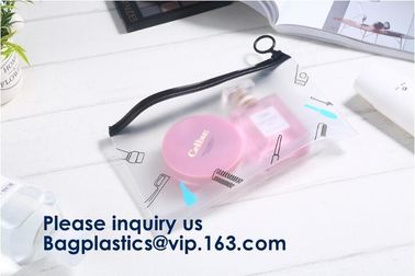 Clear PVC k Bag For Gift Package,OEM Service Transparent Packaging Pvc Slider Frosted Bag,EVA Slider Zipper Bag So supplier