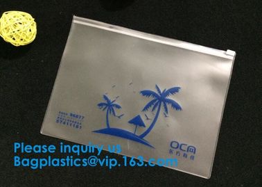 PVC Slider Frosted Zipper Bag ,Plastic Packing Bag With Zipper, Resealable Poly Bags,Slider Zipper Bag Clear Pvc Packagi supplier