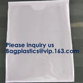 PVC backseal bag, PVC adhensive bag, PVC adhensive envelope, Document attacched BAGS, Metal buckel zipper lock bags supplier