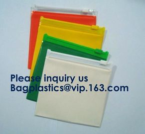 Slider Zip Lock Grip Seal Custom Size Logo PVC Slider Closure Mat Zipper Bag Socks Sealing Poly Bags bagease bagplastics supplier