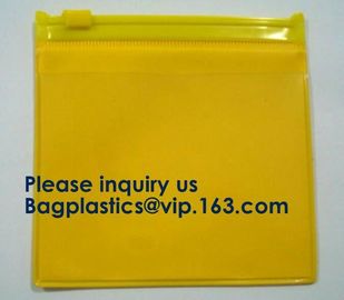 Slider Zip Lock Grip Seal Custom Size Logo PVC Slider Closure Mat Zipper Bag Socks Sealing Poly Bags bagease bagplastics supplier