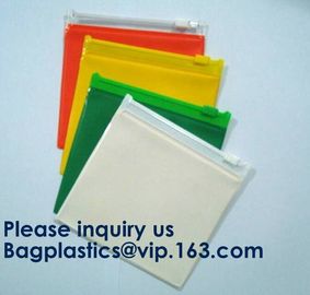 Slider Zip Lock Grip Seal Custom Size Logo PVC Slider Closure Mat Zipper Bag Socks Sealing Poly Bags bagease bagplastics supplier