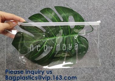 Pouch Slider Plastic Zipper Folder PVC Clear Cosmetic Bag Pencil Pen Packaging Bag,Pvc k Bag For File And Document supplier