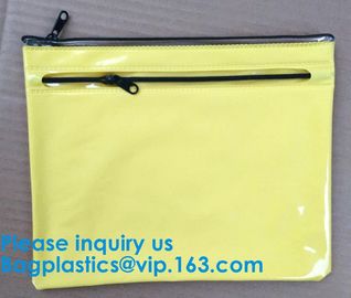 Custom Made Clear Plastic Vinyl Pvc A4 File Bag With Slider k,Vinyl PVC Bags With Slider Zipper, BAGEASE, BAGPLAST supplier