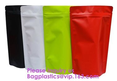 Matt Metalized Flat Bottom Pouch Coffee Beans Bag,Metal Hole PVC Travel Document Zip Pouch Packing Bags, Bagease, Bagpla supplier