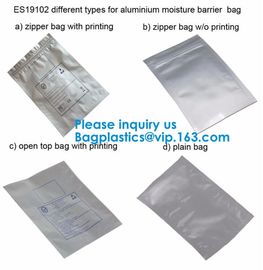 Aluminium Plastic Antistatic k Esd Shielding Electronic Packaging Pet Bag With Zip,Black Conductive Bag, Grid bag supplier