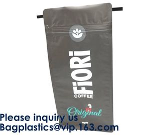 Food Industrial Use And Moisture Proof Feature Resealable Zipper Kraft Paper Food Packaging Bags Doypack Pouch bags supplier