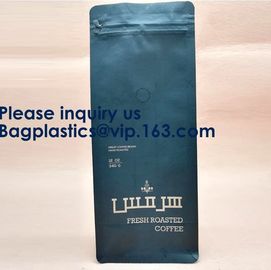 250g Heat Seal Side Gusset Yellow Coffee Pouches Bags With Valve Matte Coating Foil Flat Bottom Pouches Coffee 100g, Box supplier