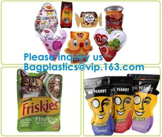 High Barrier Silver Packaging Bags,Aluminum Foil Stand Up Pouch With Spout For Baby Food Packaging Bagease, Bagplastics supplier