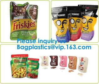 High Barrier Silver Packaging Bags,Aluminum Foil Stand Up Pouch With Spout For Baby Food Packaging Bagease, Bagplastics supplier