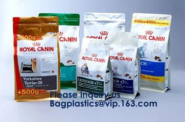 Gold Print Laminated Stand Up With Zipper Aluminum Foil Pouch,Organic Foods/Cosmetics/Organic Baby Food/Coffee Packaging supplier