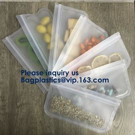 5pcs Set Pack Food Snack Storage PEVA k Reusable Peva Food Storage Zip Seal Sandwich Snack Bag, Bagease Bagplastic supplier