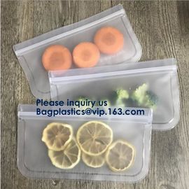 5pcs Set Pack Food Snack Storage PEVA k Reusable Peva Food Storage Zip Seal Sandwich Snack Bag, Bagease Bagplastic supplier