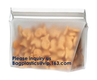 Reusable PEVA Standing Bag for Food Storage and Milk,FDA Reusable Standing Storage Bag,Easy to Seal and Leakproof supplier