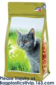 Pet Treat Food Pouch BAGS,Bath Salts Fishing Baits Garden &amp; Building supplies STAND UP POUCHES SIDE GUSSET BAGS FLAT BOT supplier