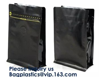 Box Bottom Bags Stand up Pouch Side Gusset bag Flat Bags Twist Film,RICE PACKAGING BAGS, chocolate packaging pouch bag supplier