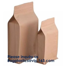 Kraft Stand Up Pouches Clear Stand Up Pouches Jute Look Stand Up Pouches Striped Stand Up Pouch with Rectangular Window supplier