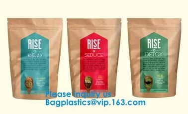 Biodegradable Zipper Water Plastic Drink Pouch Bags Smell Proof Food Packaging Zip Lock Matte Black Stand Up Pouch Bags supplier